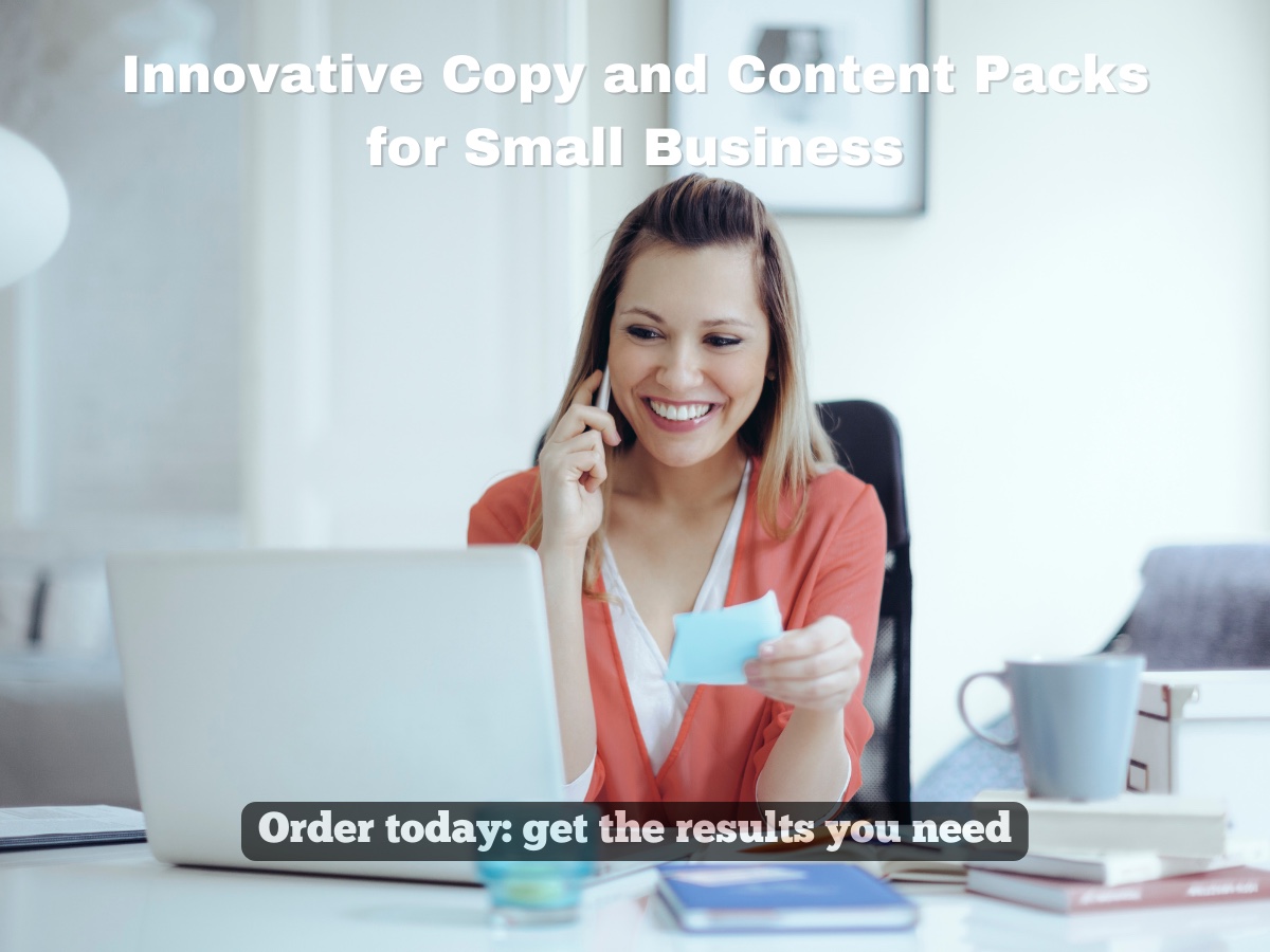 Innovative Copy and Content Packs for Small Businesses