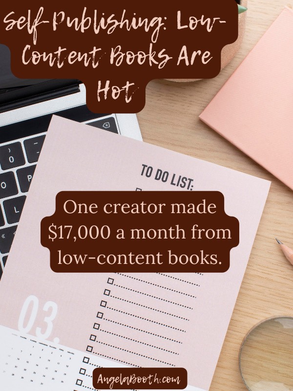 Self-Publishing: Low Content Books Are Hot