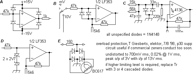 A Paul Kemble Web Page Audio Amplifier Protection