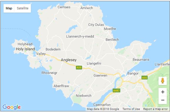 What Is The Best Map For The Isle Of Anglesey EFBUXL Anglesey Map 