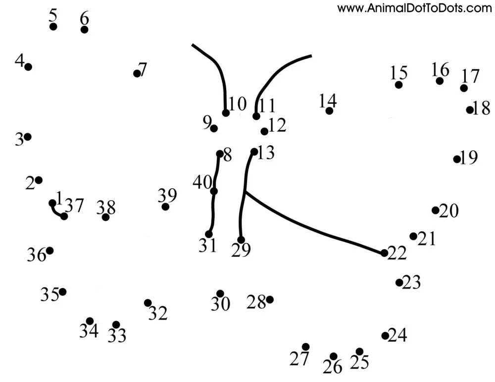 easy free printable animal dot to dot worksheets