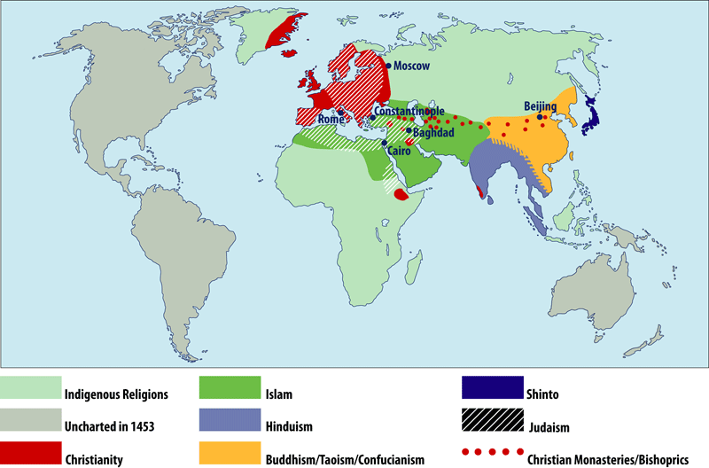 Christianity As A World Religion World Religions In 1453