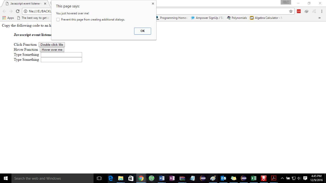eventlistener