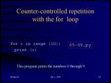 Python 3 Repetition And String Formatting By Anne Dawson Phd