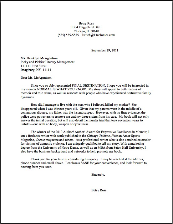 Query Letter Troubleshooting Author Author Anne Mini S Blog