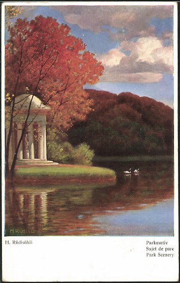 Kunstler Des Tages Hermann Rudisuhli Bartko Reher Stellt Vor Alte Ansichtskarten Postkarten