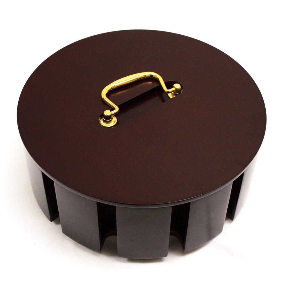 300 Ct Wooden Carousel Case - Apache Poker Chips