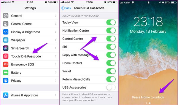 pix How To Disable Iphone Camera When Locked open or remove camera from lock screen