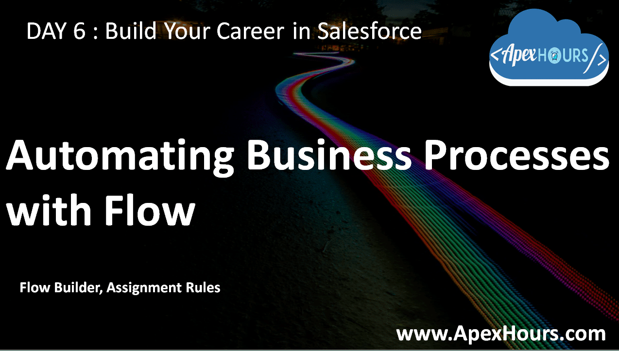 Episode 6 - Automating Business Processes with Flow - Apex Hours