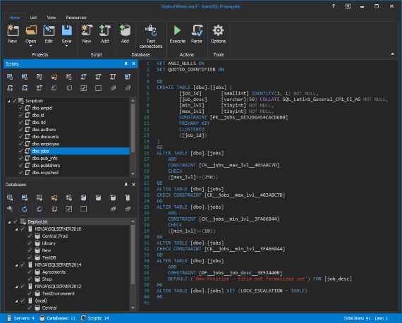 Multi Database Sql Script Execution Apexsql - Best Space Arts in Ultra HD