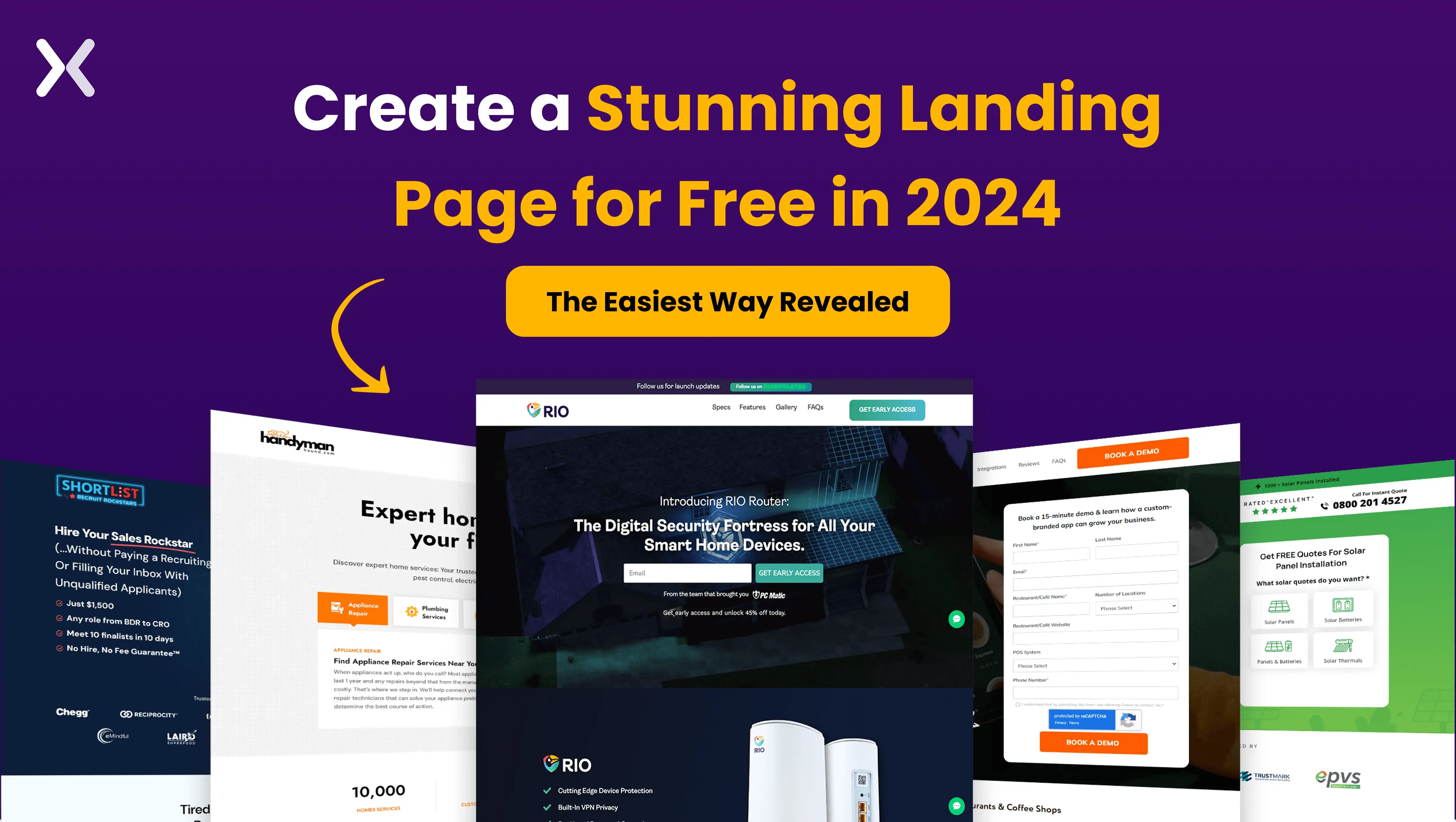 How to make landing page for free