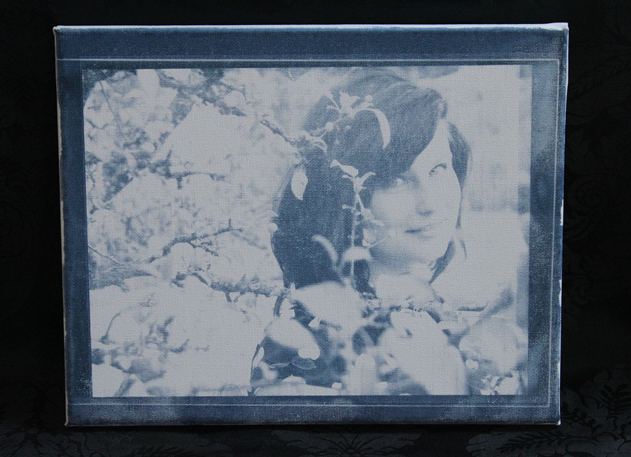 1. Versuch auf Leindwand