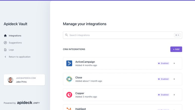 Github Apideck Libraries Vault Core Apideck Vault Modal Component - HD Light Photos for Desktop