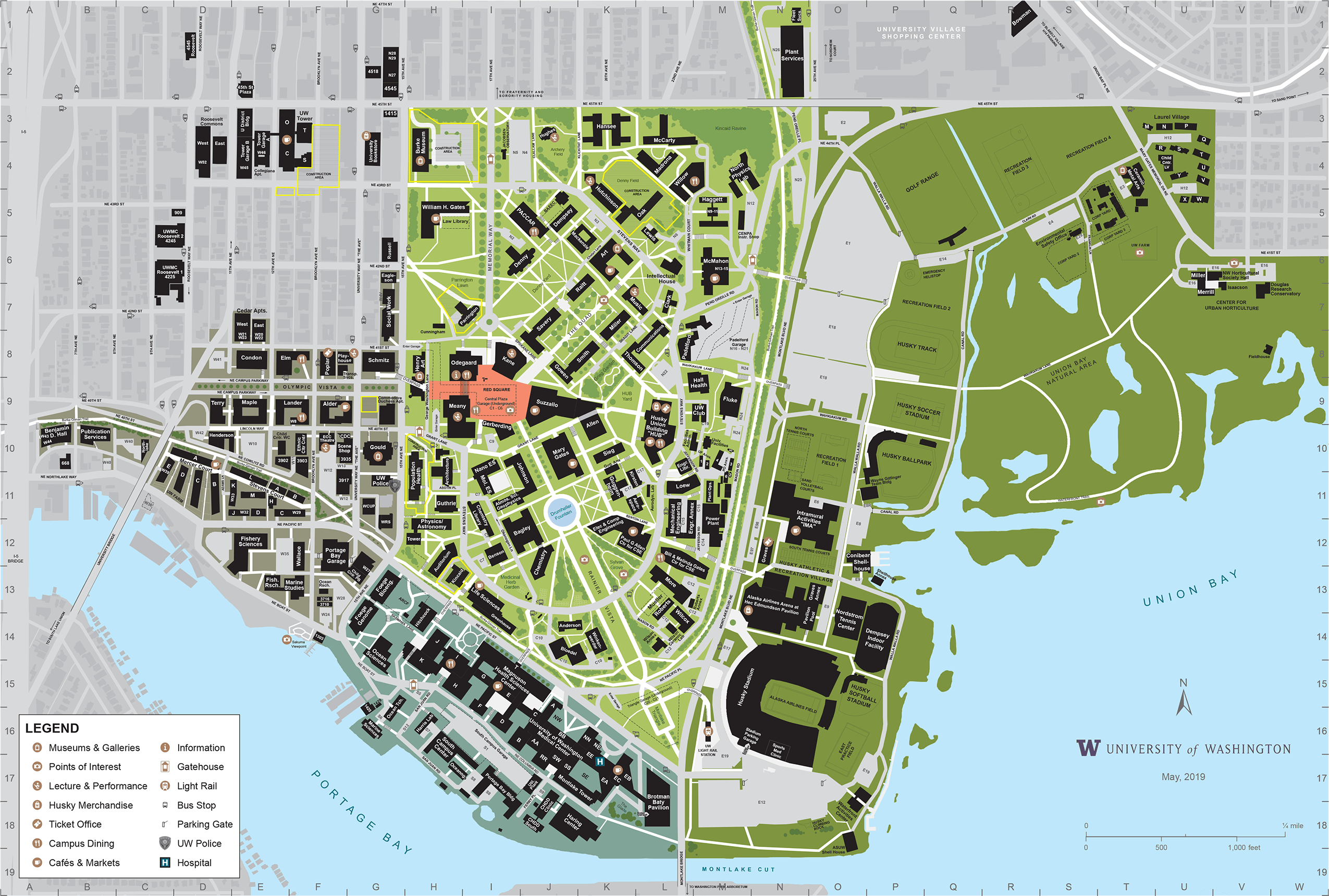 Map Of University Place Washington Campus Map 