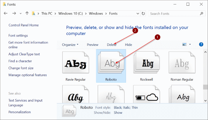 Looking for free, interesting fonts? Cara Menghapus Dan Install Font Di Windows 10
