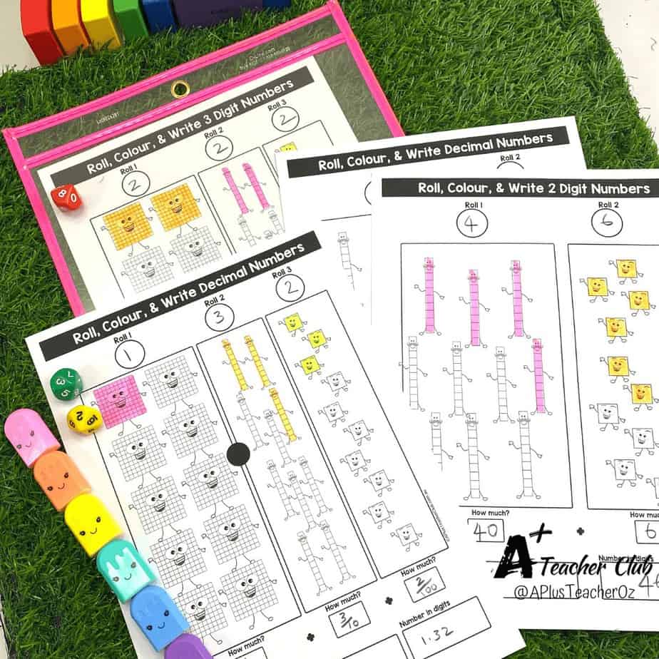 place value game printable free a plus teaching resources