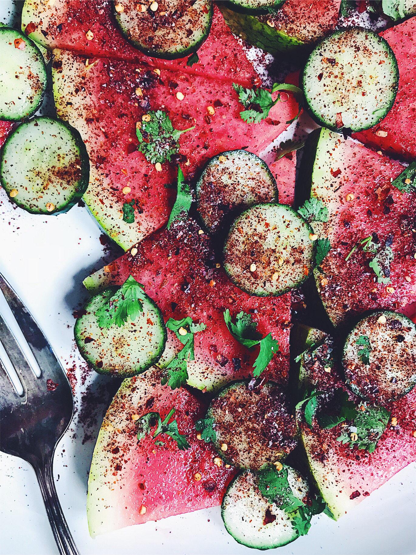 For Klee, Salty-Spicy Summer Fruit Salad