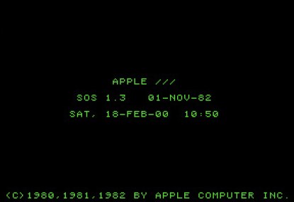 Apple III Startup