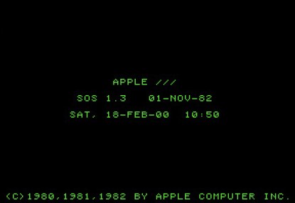 Apple III Startup