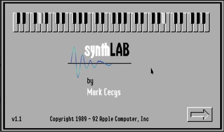 synthLab splash screen