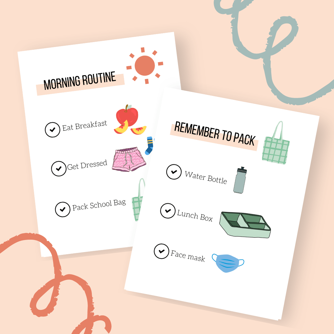 Visual Schedule for Kids | Editable and Printable Free Routine