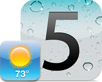 iOS 5 Feature: Lokaal weer in de Weer app