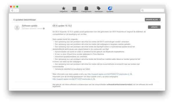 OS X 10.10.2 update