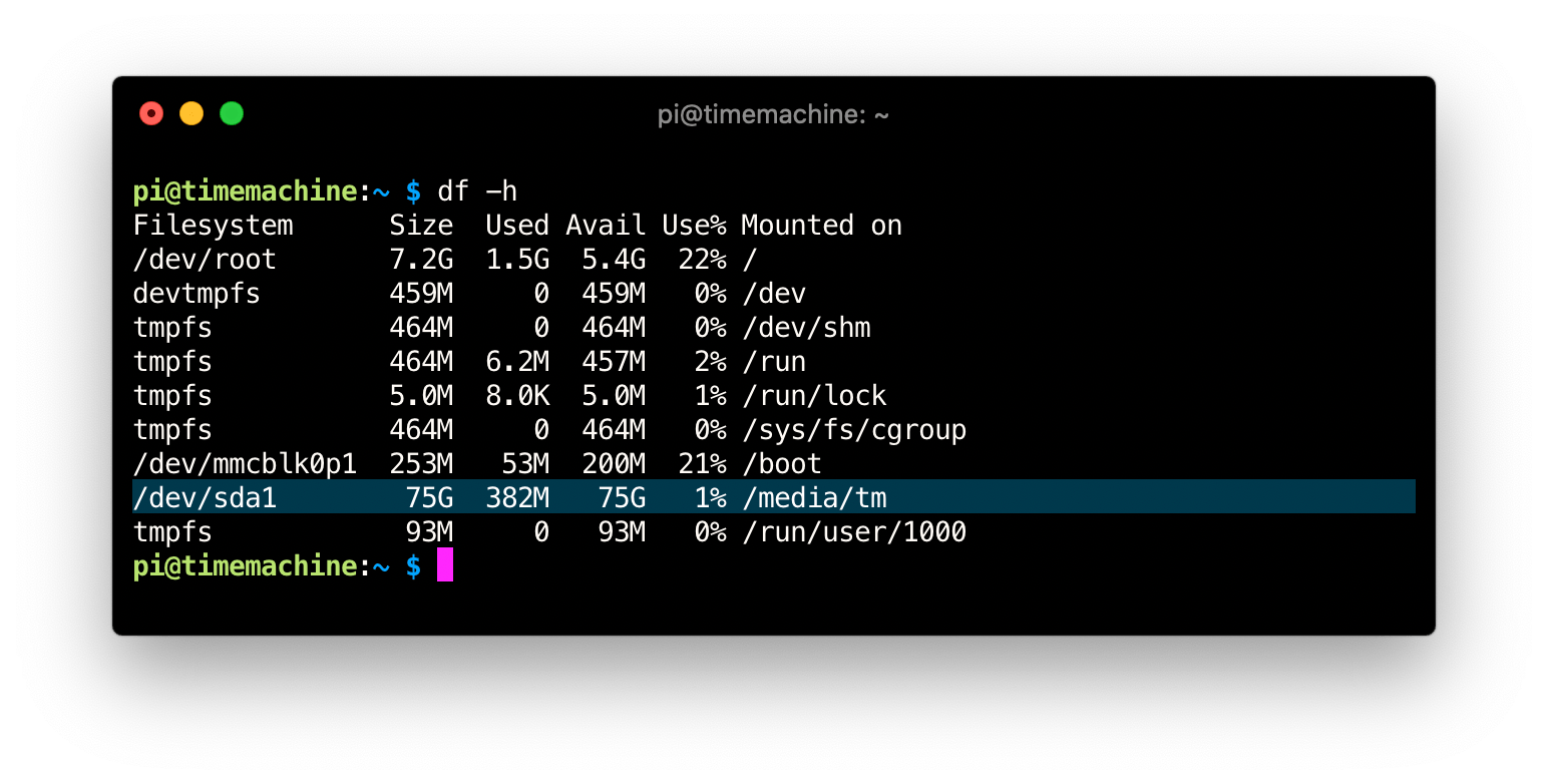 Raspberry Pi gebruiken voor het maken van Time Machine backups appletips