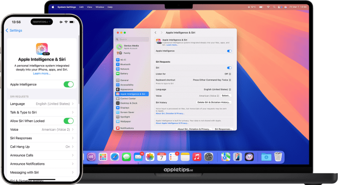 apple intelligence inschakelen