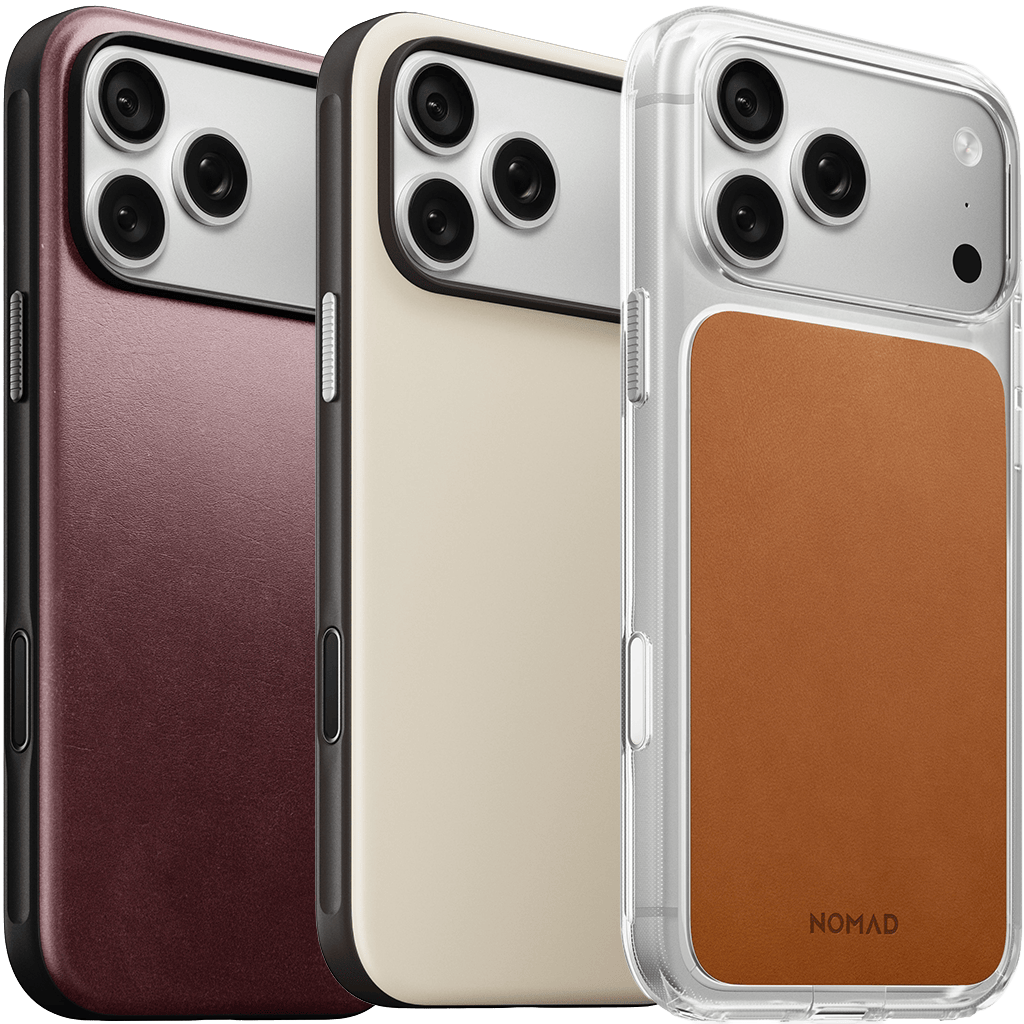 Nomad iPhone 18 Pro hoesjes getest: Sport, Modern Leather en Clear Leather Case