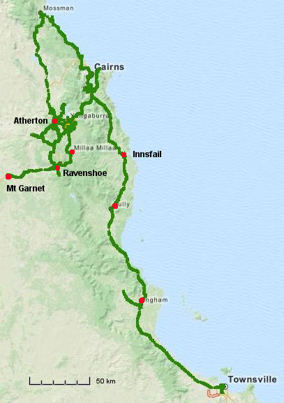 Bicycle Tour North Queensland Atherton Tablelands Townsville To Cairs Tsv Cns 