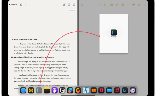How To Multitask On IPad With Split Screen And Stage Manager