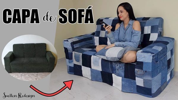 Aprende como hacer una funda para el sofá