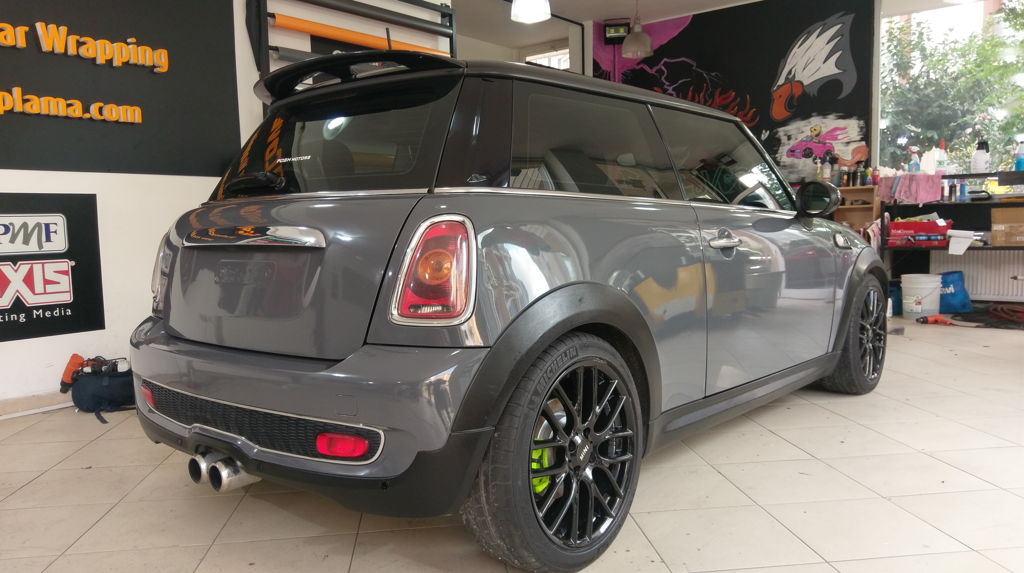 Mini cooper nardo grey araç kaplama