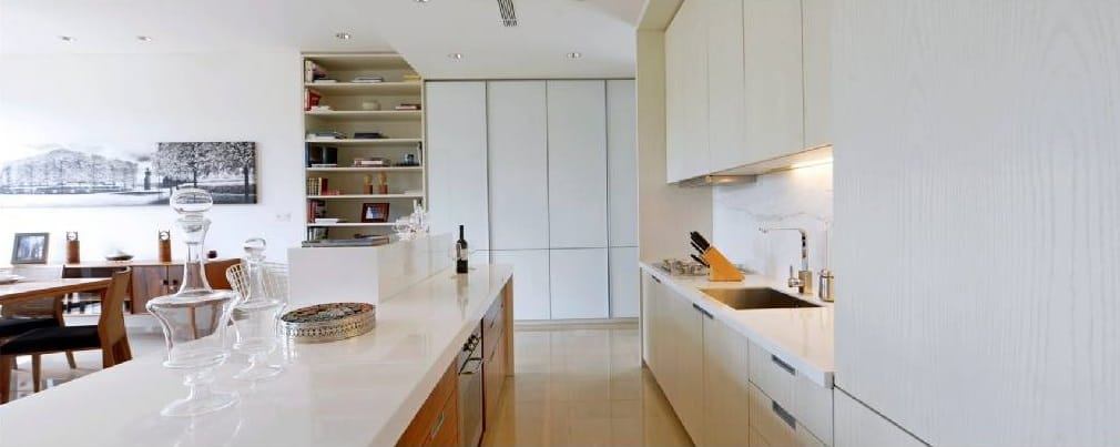 Modern White Kitchen Design Dki Jakarta Zeno Living