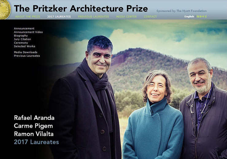 Pritzker 2017 RCR Aranda_Pigem_Vilalta