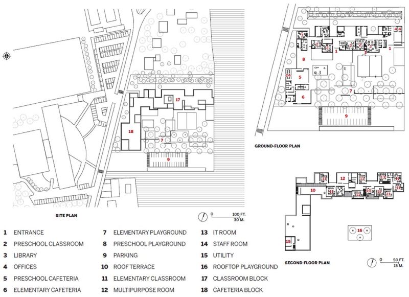 Olympe De Gouges School Complex By Dominique Coulon Associates 2021 - Download Gorgeous Colorful Design | Full HD