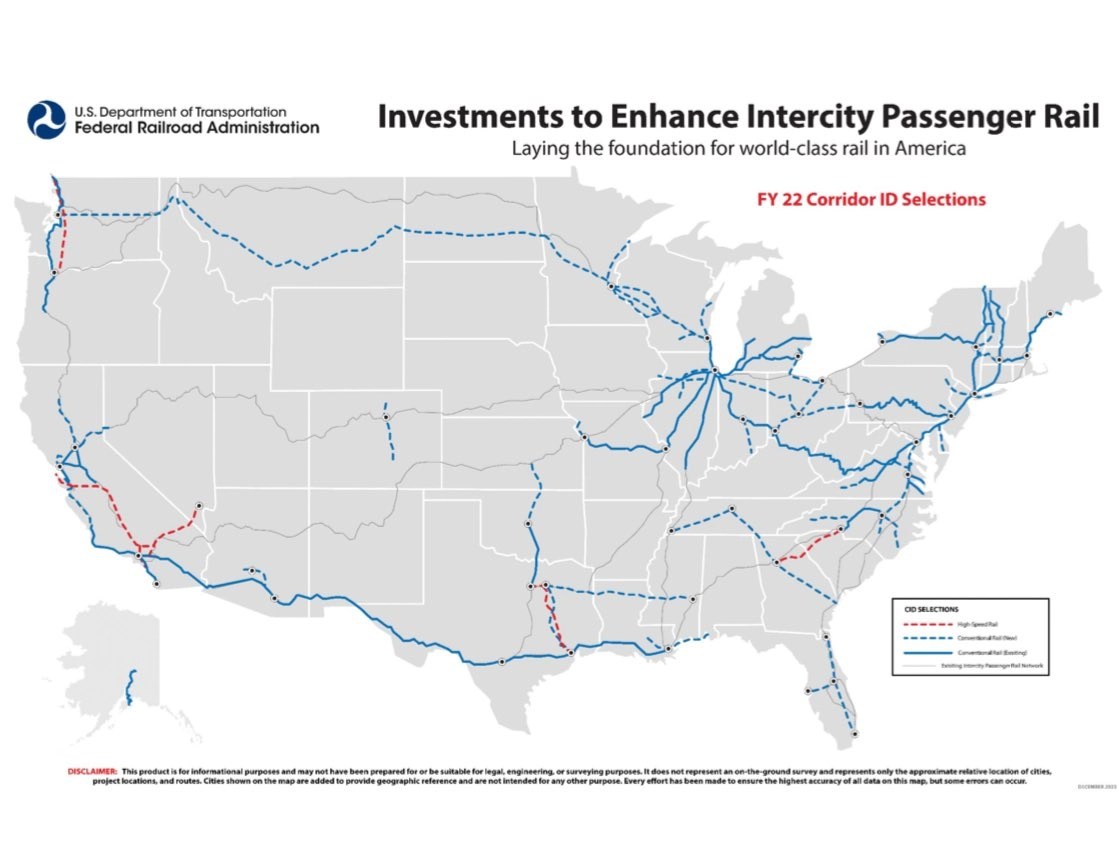 Us Railroad Map Railway Usa Rail For Routes Federal.