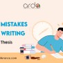 Avoid These Mistakes In Your PhD Thesis Writing - ARDA Conference