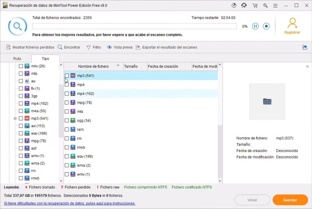 MiniTool Power Data Recovery gratis