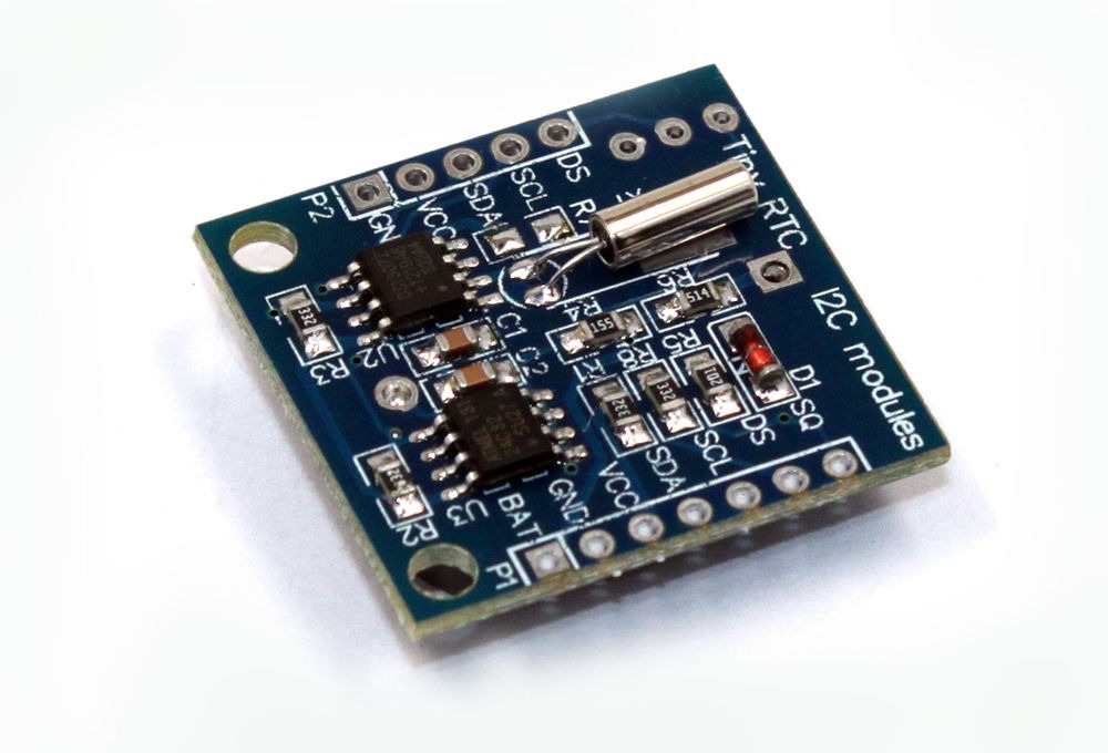 Arduino Real Time Clock Modulo  I2C RTC DS1307 AT24C32 Real Time Clock Modulo For AVR ARM PIC SMD + Batteria Arduino Real Time Clock Modulo I2C RTC DS1307 AT24C32 Real Time Clock Modulo For AVR ARM PIC SMD + Batteria