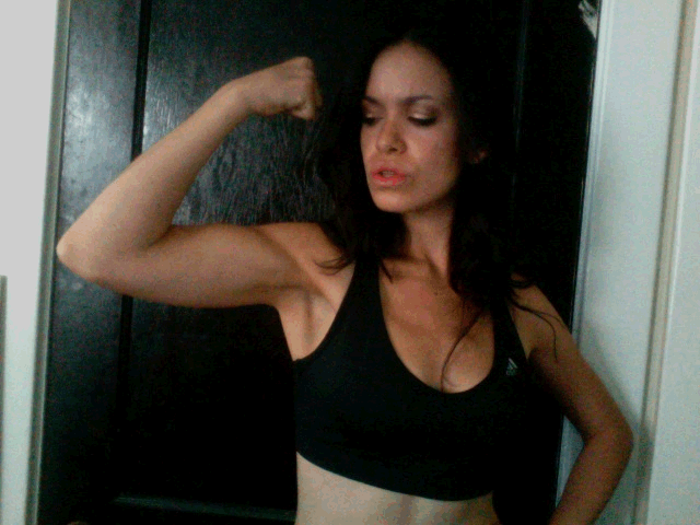 Maya Escobar Getting Ready