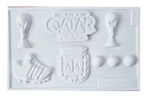 Molde Placa Acetato Mundial Fútbol Qatar