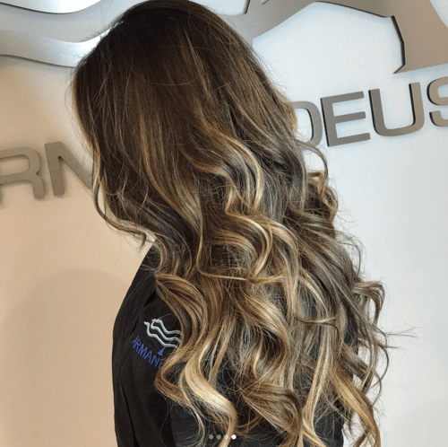 Highlights and hairstyle done at Salon Armandeus Orlando