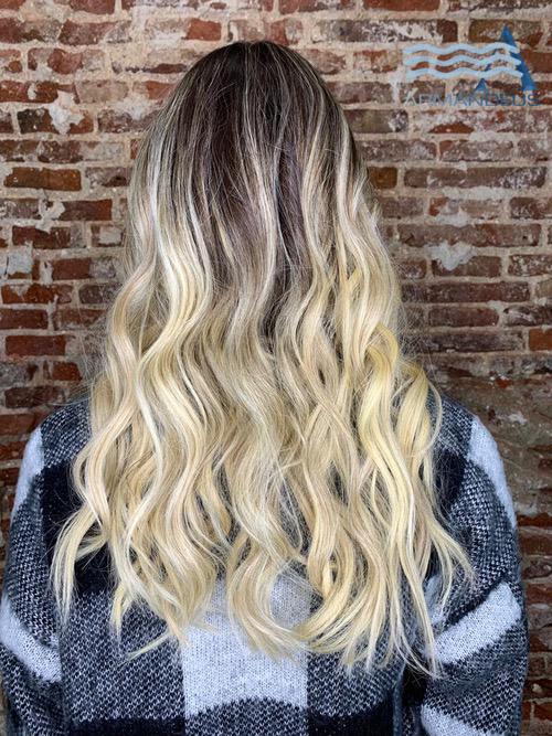Perfect blonde done at Salon Armandeus Madrid