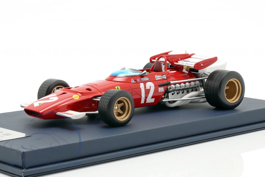 Jacky Ickx Ferrari 312b 12 Winner Austria Gp F1 1970 With Showcase
