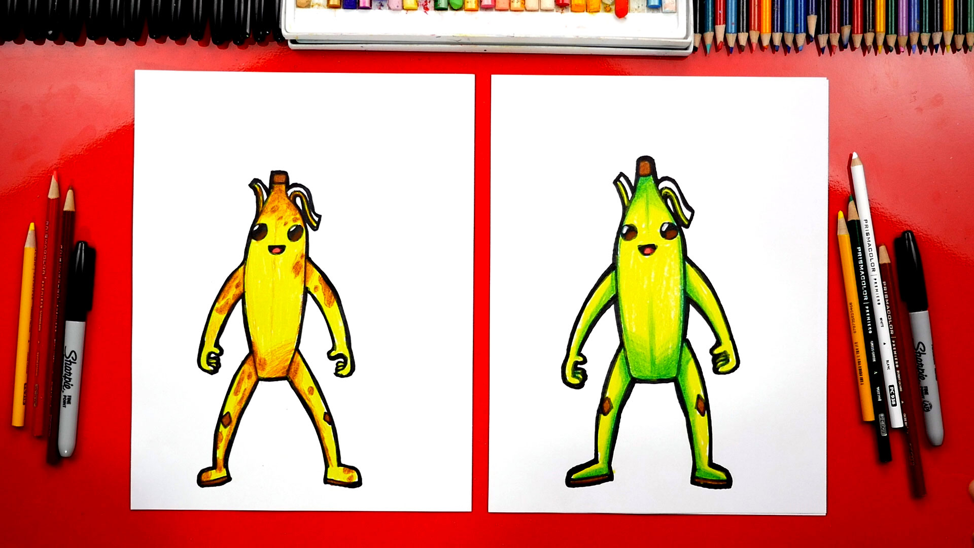 wallpapers Fortnite Drawing Peely art for kids hub