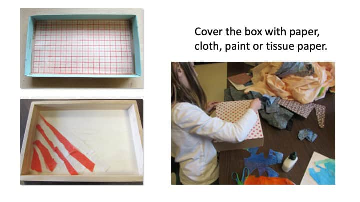 Making a Shadow Box or Assemblage