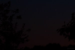 Enge Begegnung zwischen Mars nördlich von Antares am 27. September 2014 um 20:07 Uhr Enge Begegnung zwischen Mars nördlich von Antares am 27.09.2014 um 20:07 Uhr