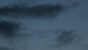 Merkur am 13. April 2016 um 20:49 Uhr am Westhimmel Merkur am 13. April 2016 um 20:49 Uhr am Westhimmel